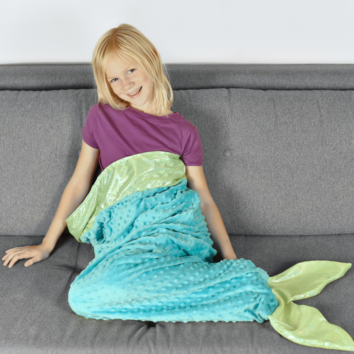 Aqua Mermaid Blanket